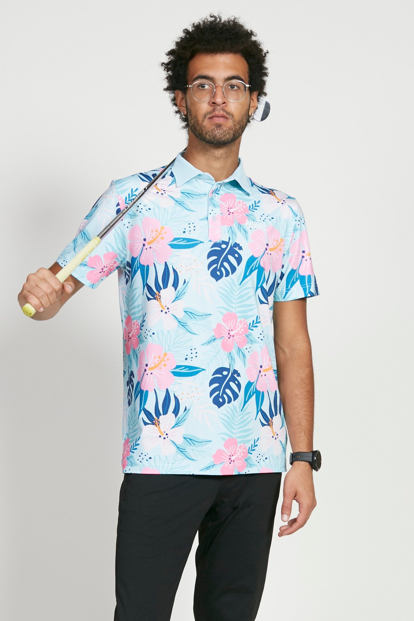 Buddy Poloshirt slim fit tropical