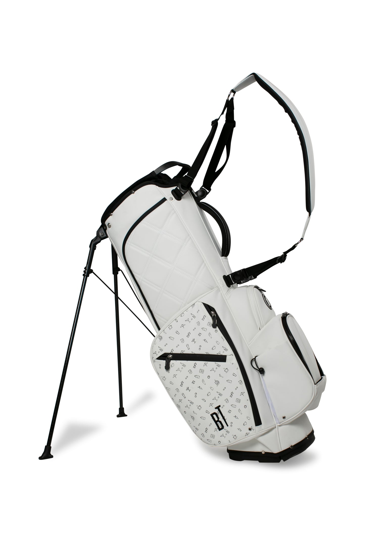 Carry Golfbag Tour inspired White - Black Drink