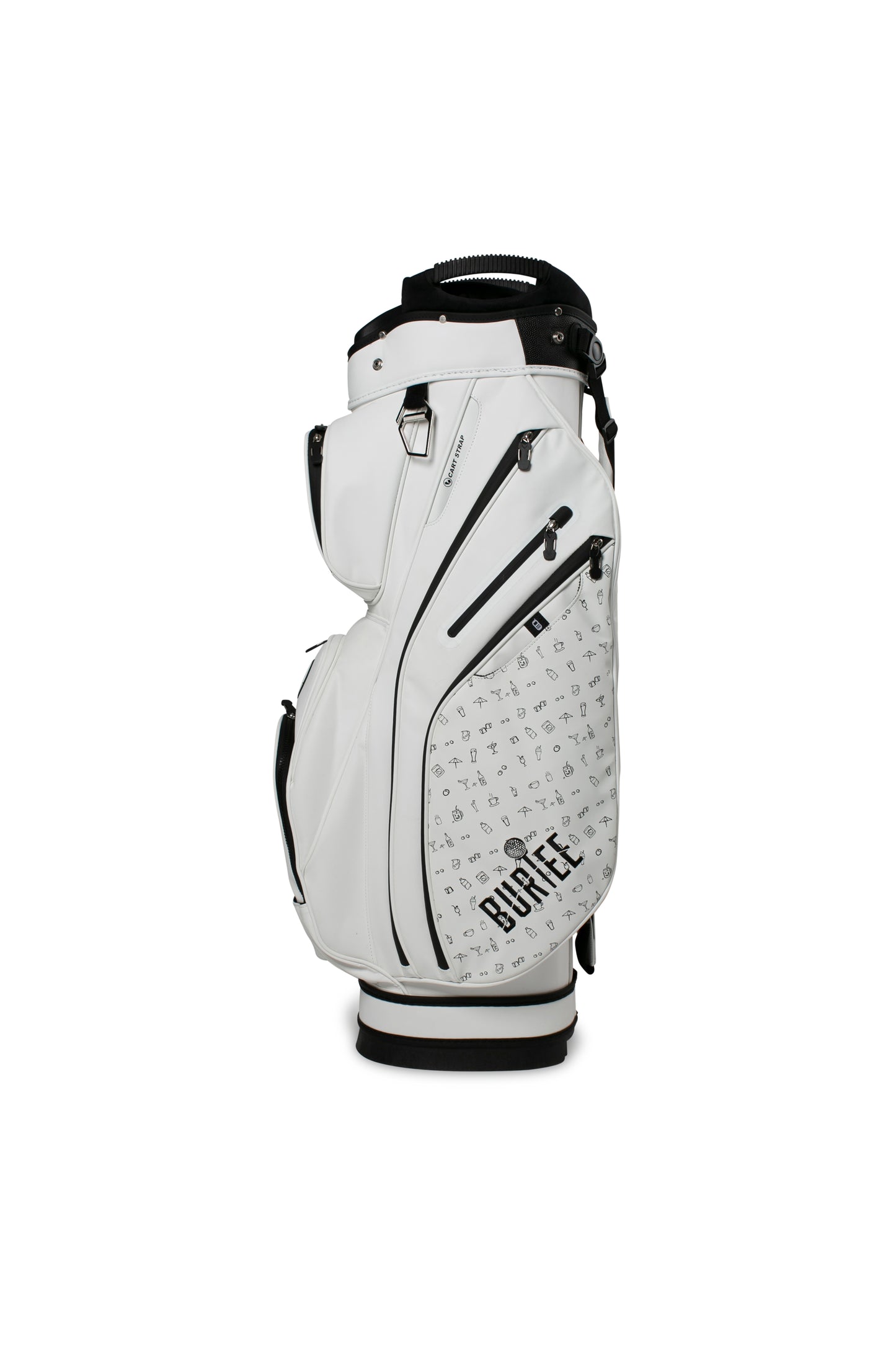 Cart Golfbag Tour inspiered White - Black Drink