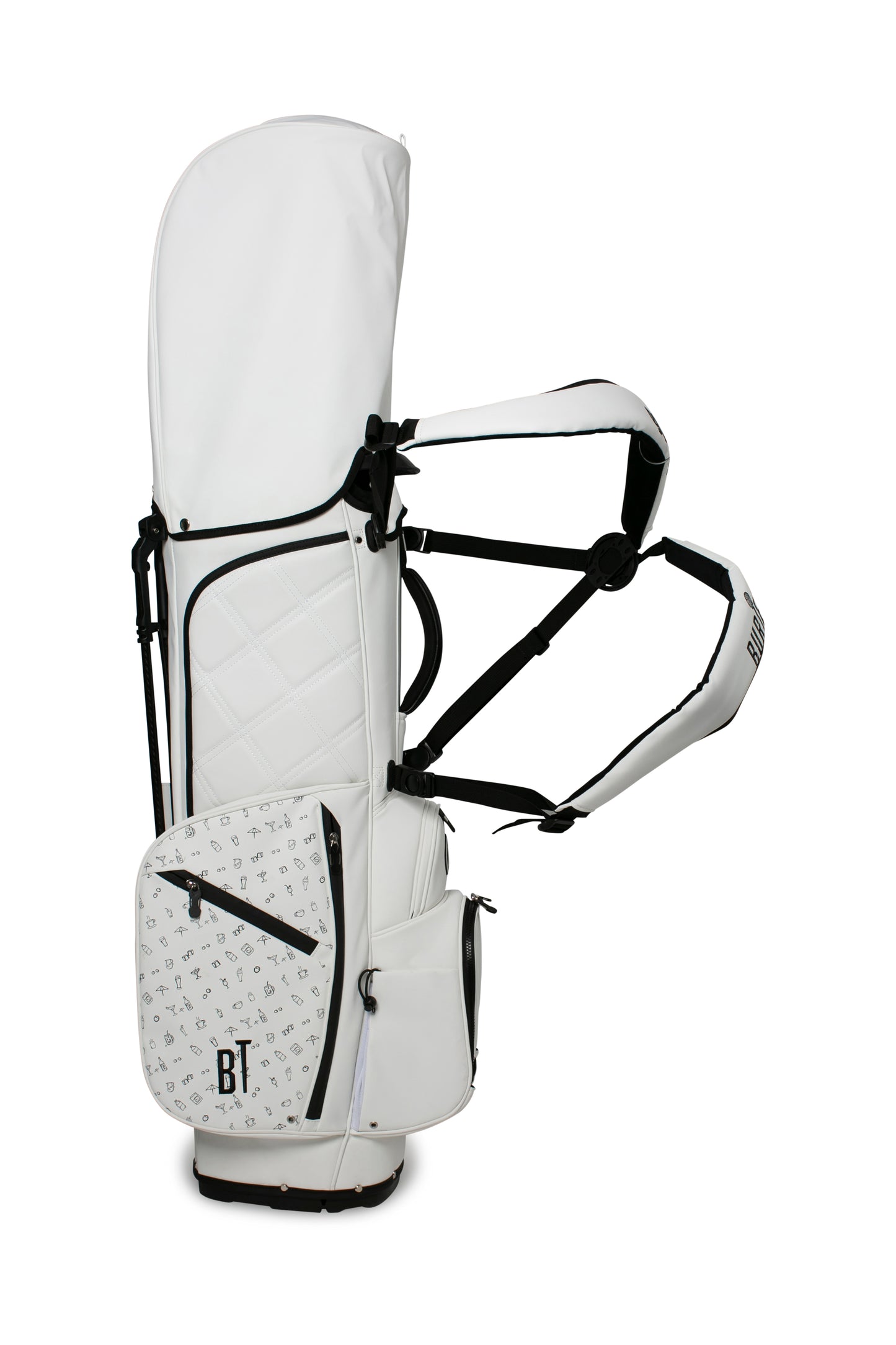 Carry Golfbag Tour inspired White - Black Drink
