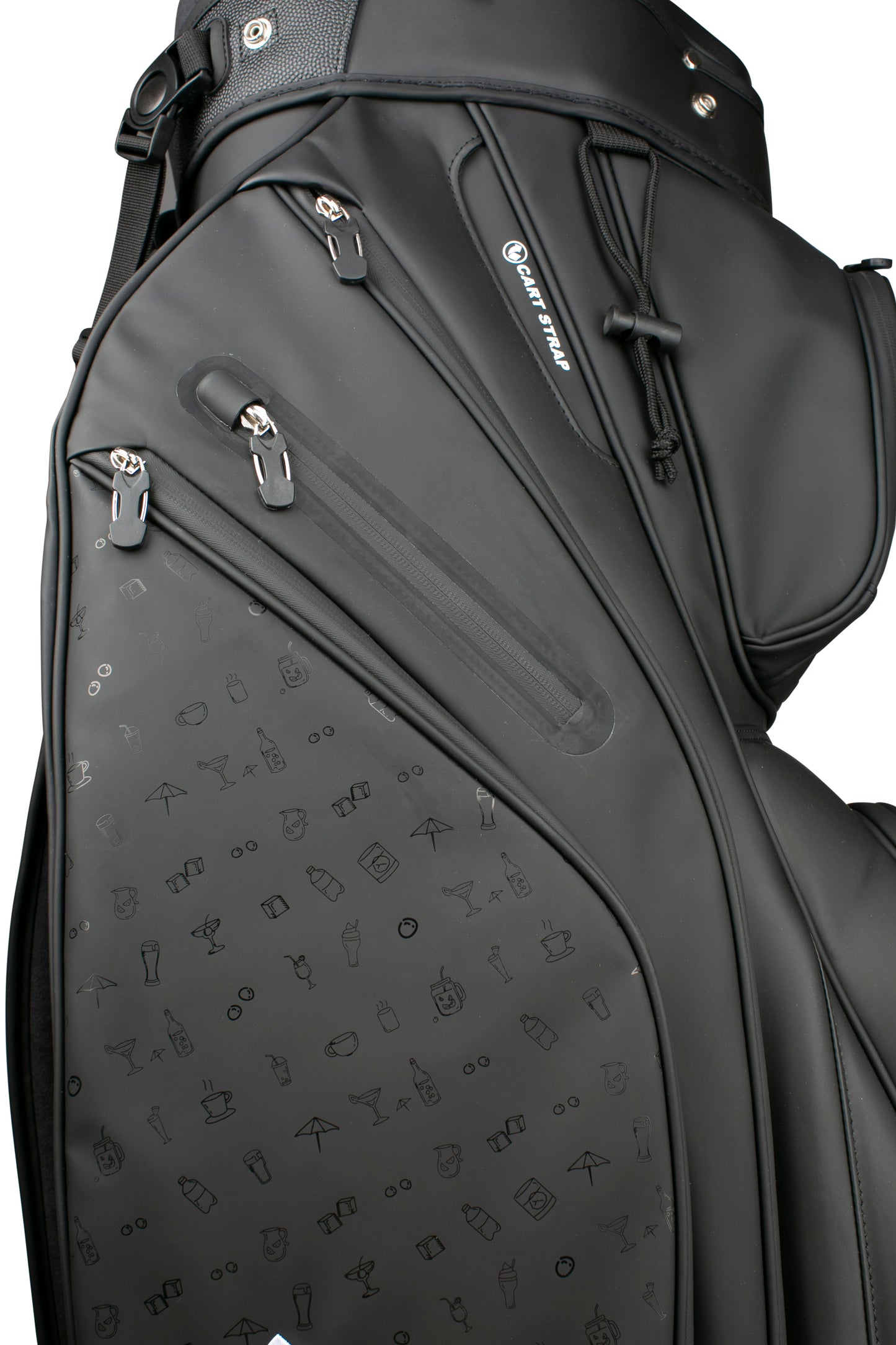 Cart Golfbag Tour inspiered all Black Drink