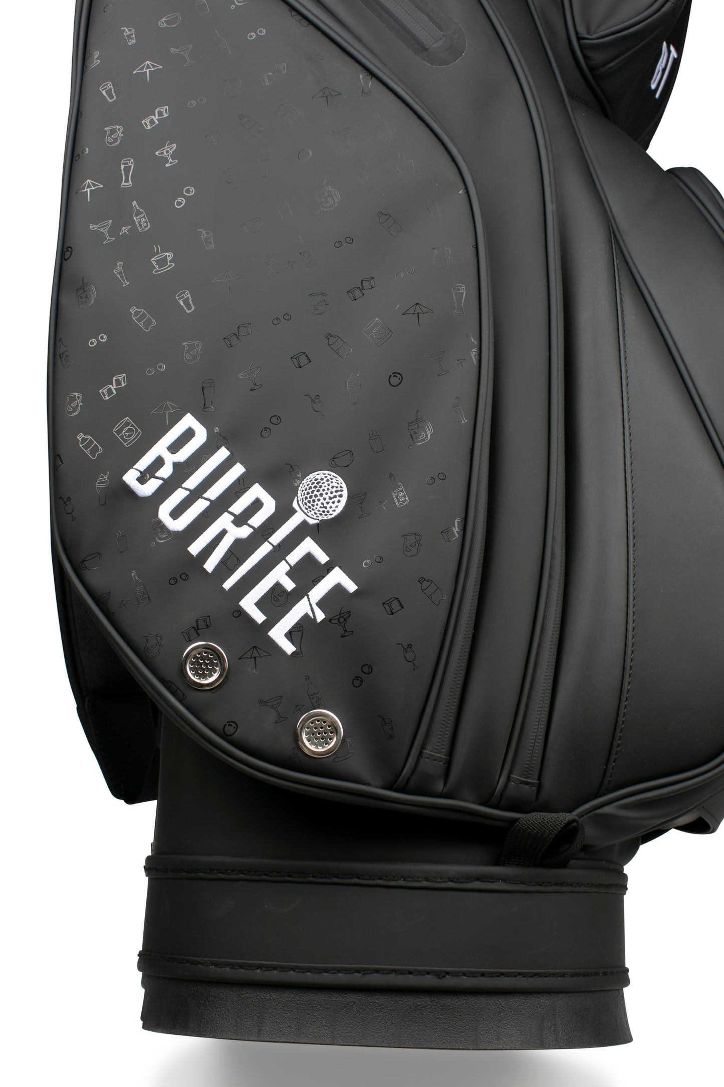 Cart Golfbag Tour inspiered all Black Drink