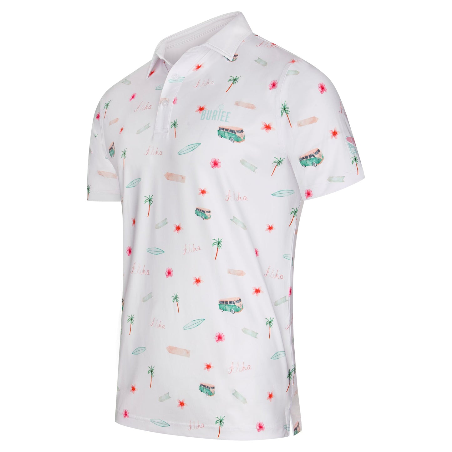 Buddy Poloshirt slim fit Aloha