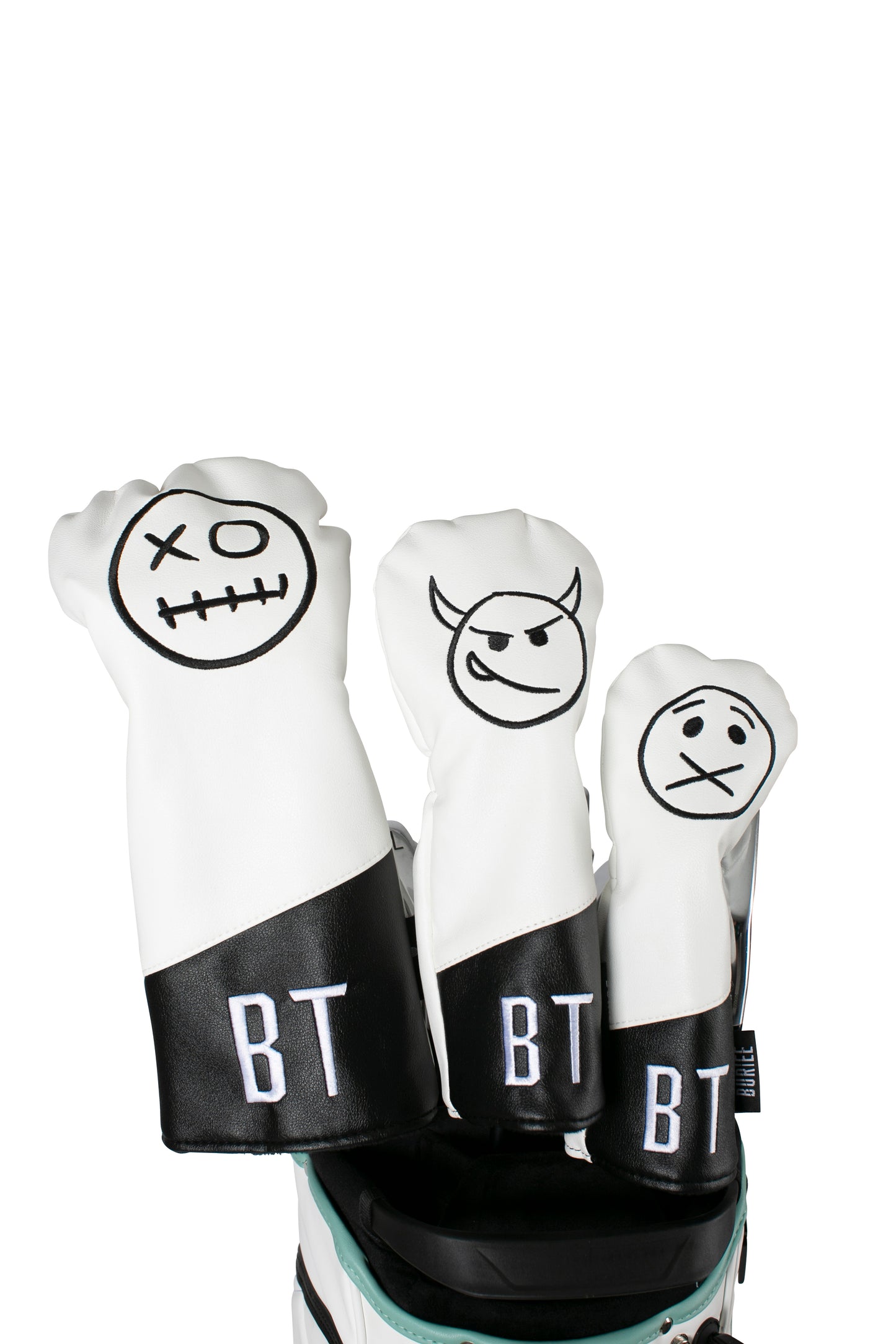 Driver Headcover SMILEY weiß