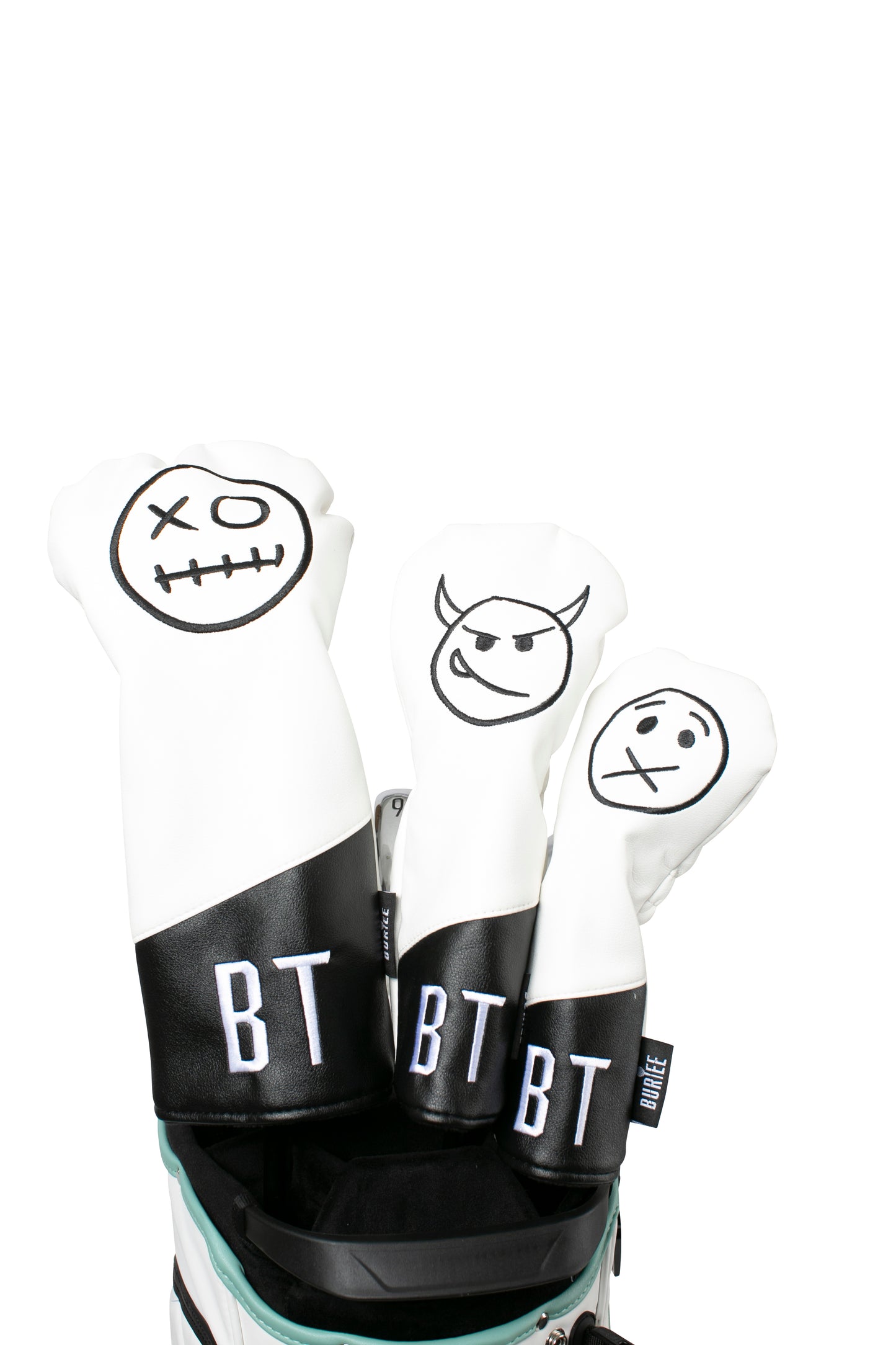 Fairway Headcover SMILEY weiß