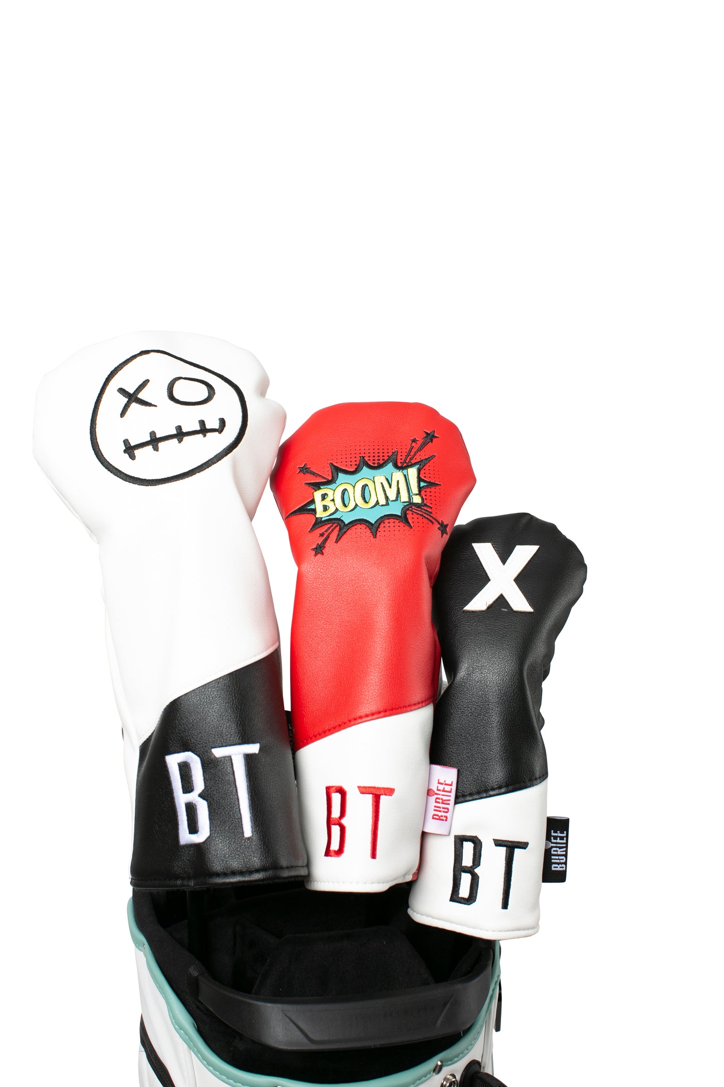 Hybrid Headcover Retro schwarz