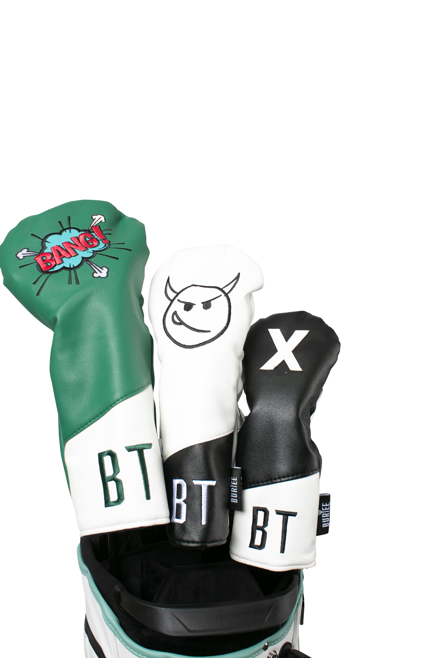 Fairway Headcover SMILEY weiß