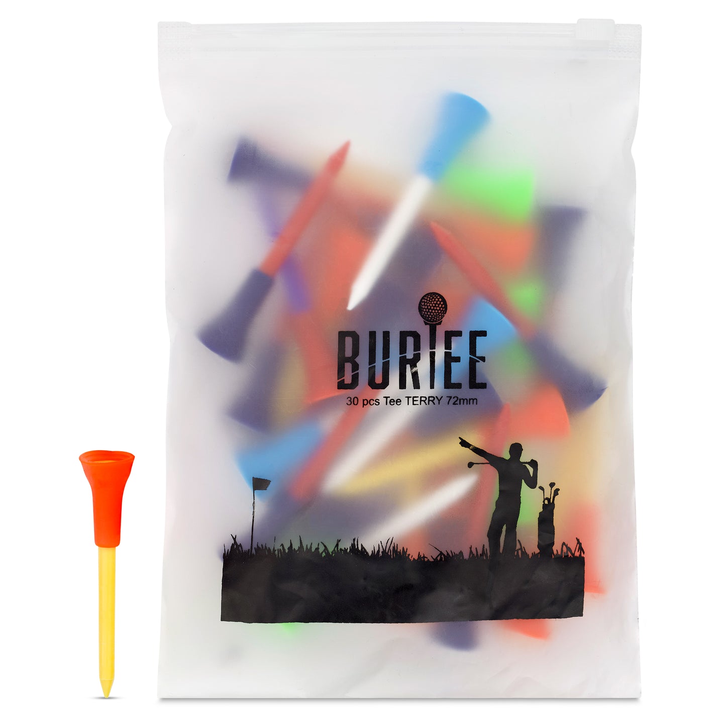 Terry Multicolor Tee 30 St/Bag