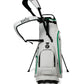 Carry Golfbag Tour inspired White - Black Drink - Green Strip